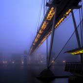 Bridge in the fog