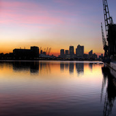 Twilight hits the city