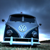 VW Campervan at Festival